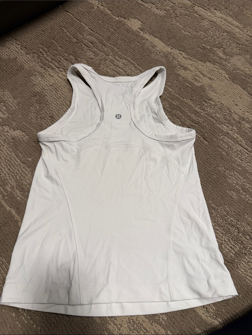 lululemon athletica White Racerback Performance Tank